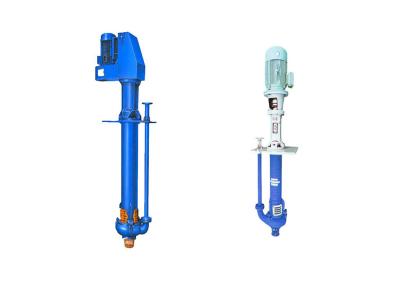 China Large Capacity Vertical Submerged Pump / Vertical Multistage Centrifugal Pump Blue Color for sale