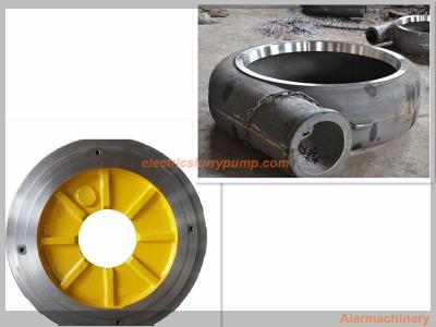 China Anti Abrasion Electric Slurry Pump Spare Parts High Chrome Alloy / Rubber Material for sale