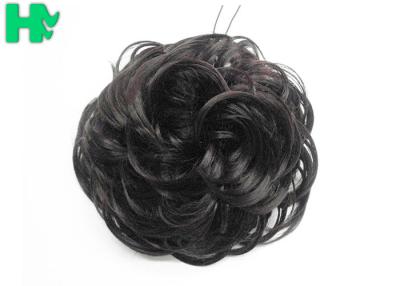 China Chignon Hair Bun Synthetic Hair Pieces , Hair Extension Pieces for sale