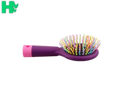 China Polyester Rainbow Massage Comb For Straight Hair Or Curly Hair for sale