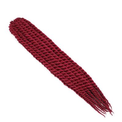 China Twist Braiding Artificial Hair Pieces , Crochet Braid Hair Extensions for sale