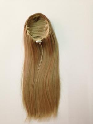 China Extensiones sintéticas del pelo de la cola de caballo del clip de la garra del cabello humano de los bollos del pelo en venta