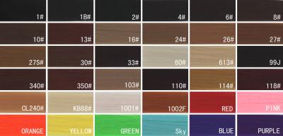 China Escala de cores natural humana real escura do cabelo de Brown para o cabelo preto à venda