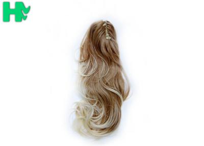 China Partes sintéticas do cabelo do rabo de cavalo encaracolado do grampo da garra para mulheres 18 polegadas à venda