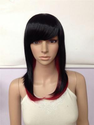 China Long Straight Synthetic Wigs for sale