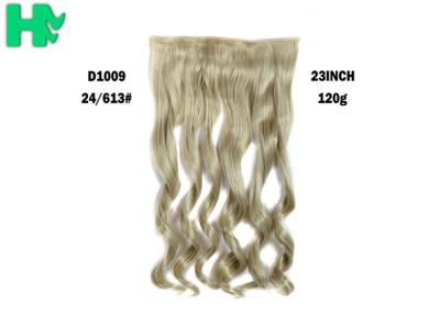 China 24/613 # Color Synthetic Clip In Hair Extension No Tangle No Shedding For Woman for sale