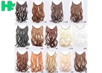 China Fashionable Colorful Synthetic Clip In Hair Extensions High Temperament Hair For Women for sale