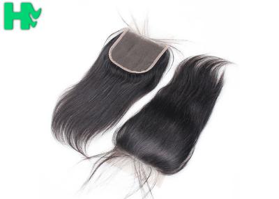 China 10A Grade 4x4 Free Part  Human Hair Closure / Full Lace Wigs With Baby Hair for sale