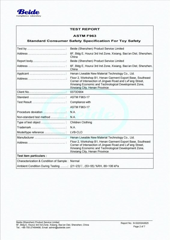 ASTM - Henan Livable New Material Technology Co., Ltd.