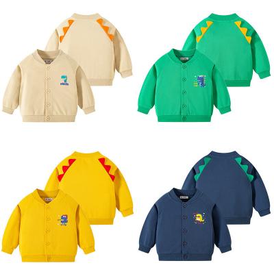 China Winter Children'S Clothing Children'S Single Row Jacket Boys Dinosaur Coat for sale