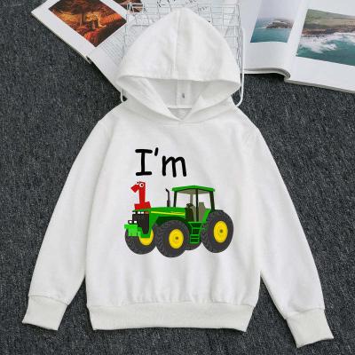 China Children'S Sports Cartoon Car Boy Cotton Hoodie Worsted for sale