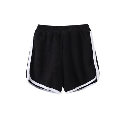 China Solid Color Chilrens High Waisted Running Shorts Cotton Leisure Shorts Breathable for sale