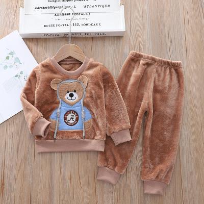 China Baby Toddler Brown 28kg Teddy Bear Wearing Pajamas Sleepwear 145cm For Autumn for sale