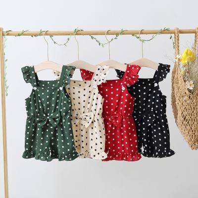 Cina Polka casuale Dot Suit For Girls dell'abbigliamento dei bambini di estate 6Y in vendita