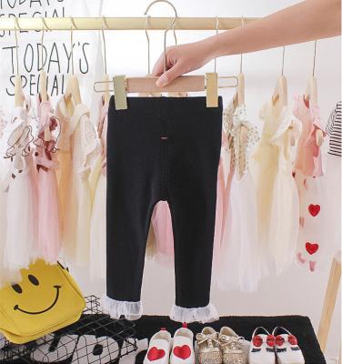 China Los pantalones casuales de los niños de nylon colorean los pantalones de la pierna de Fade Proof High Waisted Straight en venta