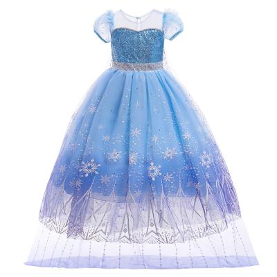 China 140CM Children'S Dress Up Costumes Princess Dresses Mesh Cape Detachable for sale