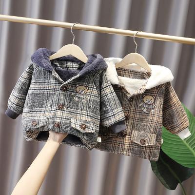 China Embroidered 1.1M Childrens Winter Jackets Outdoor Coats Hooded Cotton for sale
