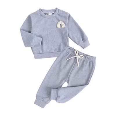 China 2pcs Boutique Boys Long Sleeve Spring Children'S Clothing Tracksuit for sale