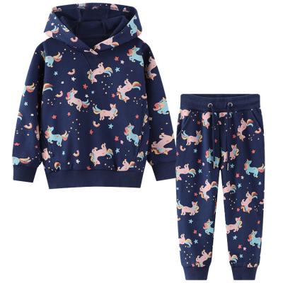 China Spring Kids Two Piece Hooded Sweater Trousers 90cm to 140cm for sale