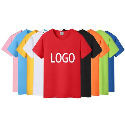 China Children Short Sleeve Kids T Shirt O Neck Custom Logo Printing 100% Cotton for sale