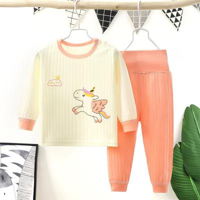 China Home Children's Pajamas Sets Cotton Long Sleeved Trousers Suit Clothes for sale
