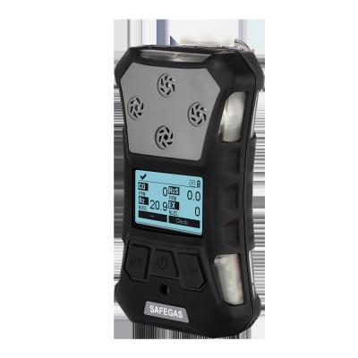 China Atex Approved Portable Gas Detector CO H2S O2 LEL CH4 NO NO2 SO2 CO2 VOC Multi Gas Detector for sale