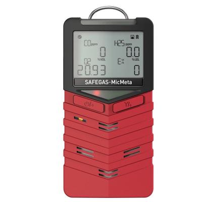 China Standard Man Down Alarm CO O2 H2S LEL Multi Gas Detector In Hazardous Area for sale