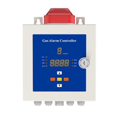 China 24V DC Automatic Working Gas Detector Controller Sound & Light Alarm for sale