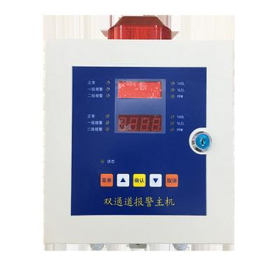 China Double Gas Detector Controller With Data Storage Function To Monitor Two Gas Detectors for sale
