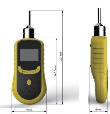 China Ambient Air Portable Pumping 0-1000ppm CO Gas Detector for sale