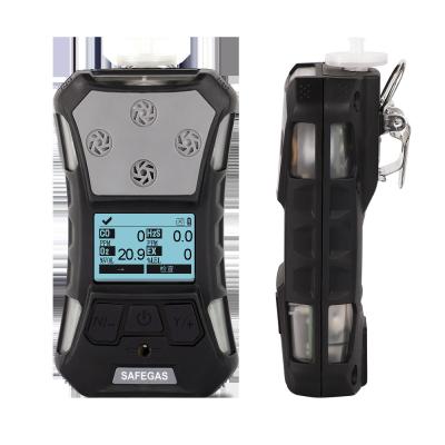 China IP68 Waterproof 4 Gas Meter Portable Multi-Gas Detector Lel, Co, H2s, O2 Gas Analyzer for sale