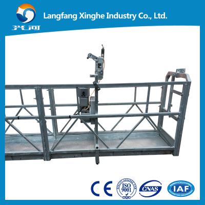 China ZLP800 / ZLP630 construction working gondola , CHNT electric cradle , CE suspended scaffolding , Malaysia gondola for sale