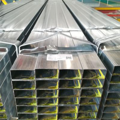 China Pre Galvanized Hollow Section Rectangular Steel Tube 2.5 Inch for sale