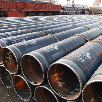 China Astm A252 Gr 2 Spiral Welded 3 Layer Polyethylene Coating Oil Line Pipes 24 Inch for sale