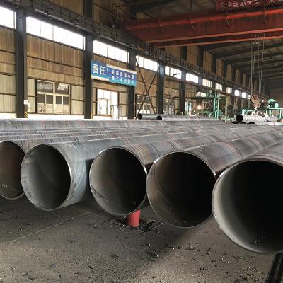China Api 5l Grb Od 2000mm Black Coated Ssaw Spiral Welded Steel Pipe for sale