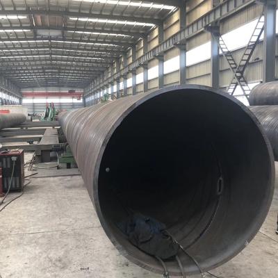 China ASTM A252 Long 50 Meters SSAW Steel Pipe tube For Water Pipeline Project for sale