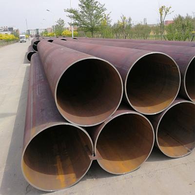 China Tubo de aço de Lsaw do grande diâmetro de 28 polegadas, ASTM A252 que empilha a tubulação de aço à venda
