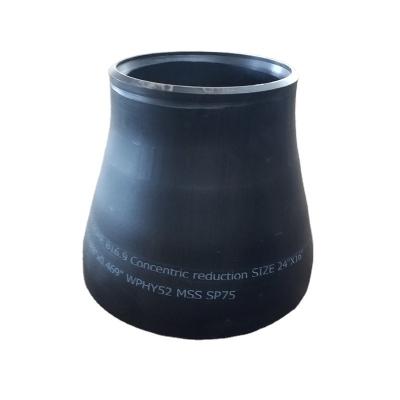 Chine Réducteur nu de garnitures de tuyau d'acier d'ASTM A234 WPB sans revêtement à vendre