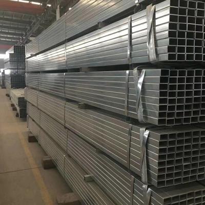 China 100x100 SHS RHS Steel Hollow Sections , Mild Rectangular Square Steel Pipe for sale