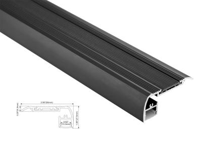 Chine série en aluminium Surface-montée de noir de profil d'éclairage linéaire des lumières LED à vendre
