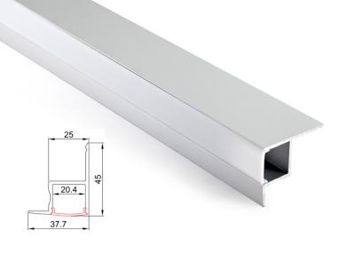 China LED Aluminum Profile LED Linear lighting for top corner and Surface mounted with UL Led Strip en venta