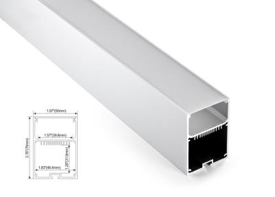 China 50mm x 70mm Aluminum Profile LED Linear lighting Pendant type with PMMA opal cover Led driver inside for sale