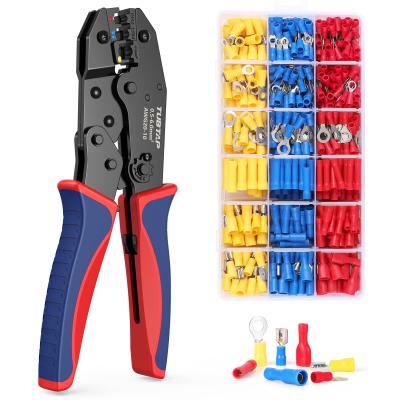China Alloy Multipurpose Crimping Pliers Set , Portable Terminal Kit With Crimping Tool for sale