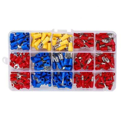 China Multicolor Portable Non Insulated Terminals Fork For Industrial 280pcs for sale