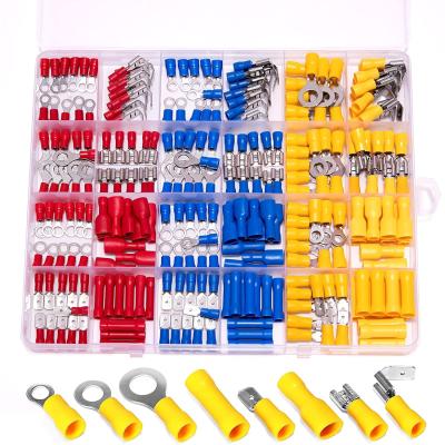 China Home Plastic Uninsulated Ring Terminals , Lightweight Non Insulated Ring Lugs 250pcs for sale