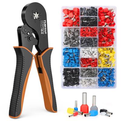 China Portable Durable Wire Crimping Tool Kit , Alloy Crimping Tool And Terminal Kit for sale
