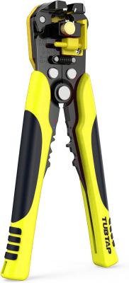 China Portable Yellow Wire Stripper Tool For 24-10 AWG Adjustable Gauge for sale