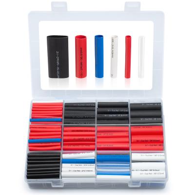 China Chemical Resistant Heat Shrink Tubing Practical 3:1 Ratio Adhesive Lined 275pcs for sale