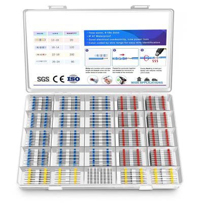 Chine Connecteurs imperméables de rétrécissement de la chaleur IP67, cosses multicolores de rétrécissement de la chaleur 420pcs à vendre