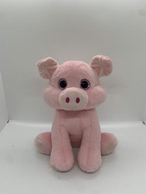 China Animated Big Eyes Pig Talking Repeating Recording Plush Toy Electronic Interactive for sale